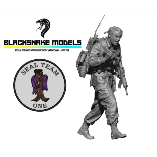 Black Snake Seals-v-03 1/48 Seal Team One Broken Signal Rto Operator Unexpected Guest Resin Kit