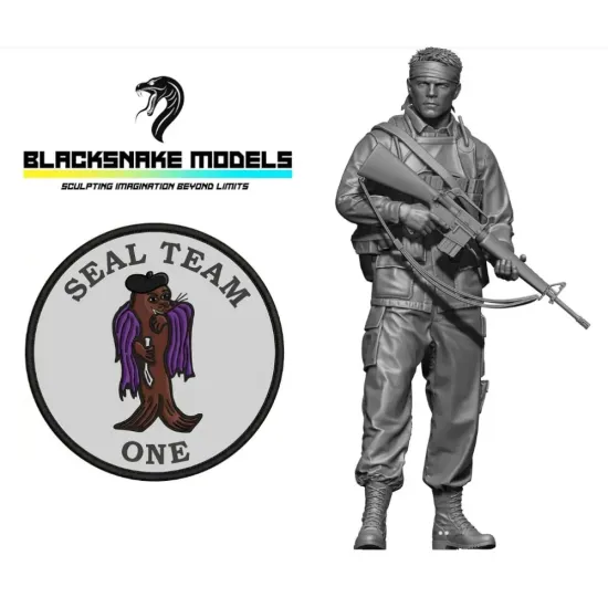 Black Snake Seals-v-04-48 1/48 Seal Team Hammer Unexpected Guest Resin Kit