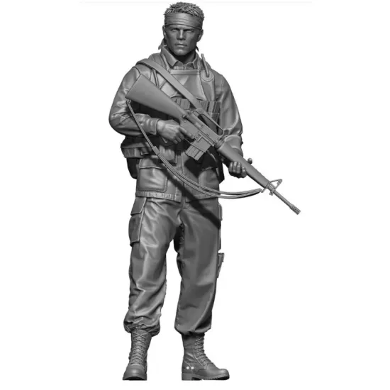 Black Snake Seals-v-04-48 1/48 Seal Team Hammer Unexpected Guest Resin Kit