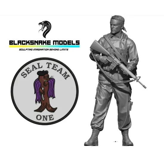 Black Snake Seals-v-04-48 1/48 Seal Team Hammer Unexpected Guest Resin Kit