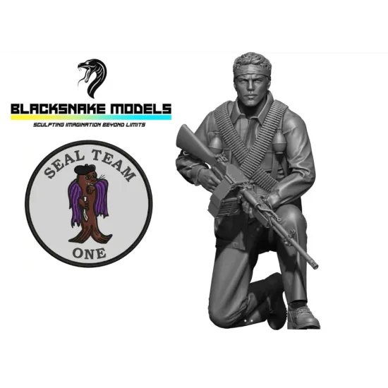 Black Snake Seals-v-06 1/48 Seal Team One Pig Gunner Unexpected Guest Resin Kit