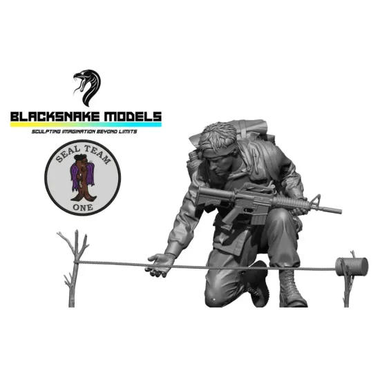 Black Snake Seals-v-07 1/48 Seal Team One Green Slug Unexpected Guest Resin Kit