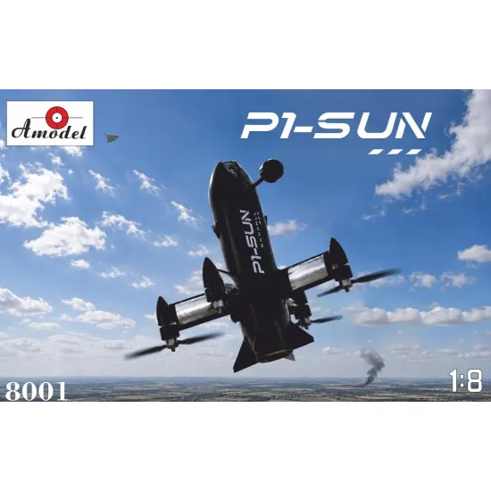 Amodel 8001 1/8 P1-sun Drone Model Stand Plastic Model Kit