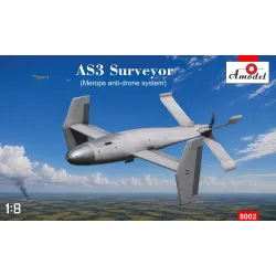 Amodel 8002 1/8 As-3 Surveyor Drone Model Stand Limited Only 30pcs Plastic Model Kit