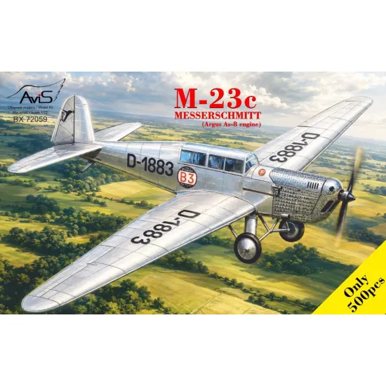 AVIS AV72059 1/72 Aircraft Messerschmitt M 23с D 1883/D 1924 Model kit