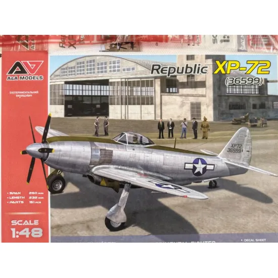Aa Models 48017 1/48 Xp-72 /36599/ Plastic Model Kit