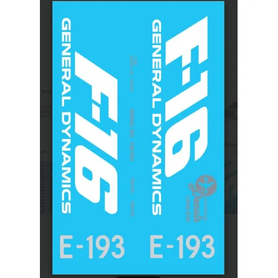 Lima November Decals 48-d30 1/48 Decal For Rdaf F-16a E-193 Le Boerget Airshow 1981 Scheme