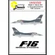 Lima November Decals 32-d22 1/32 Decal For Rdaf F-16a E-193 Le Boerget Airshow 1981 Scheme