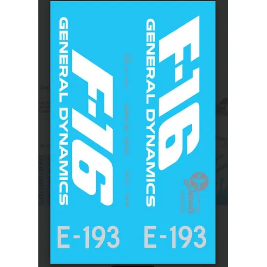 Lima November Decals 32-d22 1/32 Decal For Rdaf F-16a E-193 Le Boerget Airshow 1981 Scheme