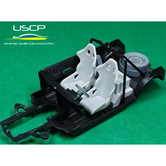 Uscp 24t082 1/24 Renault 5 Alpine Rally Interior Detail Up Resin Kit