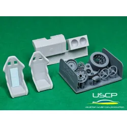 Uscp 24t082 1/24 Renault 5 Alpine Rally Interior Detail Up Resin Kit