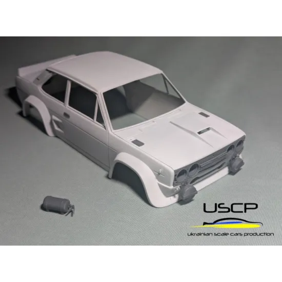Uscp 24t083 1/24 Fiat 131 Abarth Rally Detail Up For Italeri Resin Kit