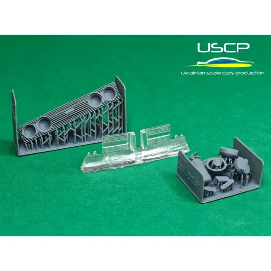 Uscp 24t083 1/24 Fiat 131 Abarth Rally Detail Up For Italeri Resin Kit