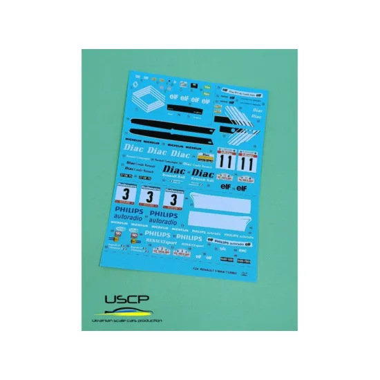 Uscp 24t085 1/24 Renault 5 Maxi Turbo Transkit Resin Kit