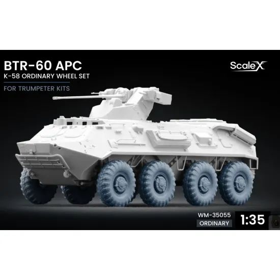 Scalex Wm-35055 1/35 Btr-60 Apc Wheel Set K-58 For Trumpeter