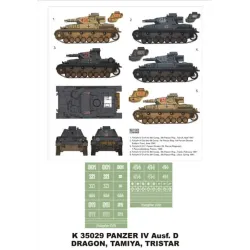 Montex K35029 1/35 Panzer Ivd 2 Insignia Masks For Dragon Kits