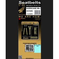 Hgw 132685 1/32 Seatbelts Hurricane Mk1 Kotare