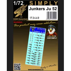 Hgw 172440 1/72 3d Decal For Junkers Ju 52