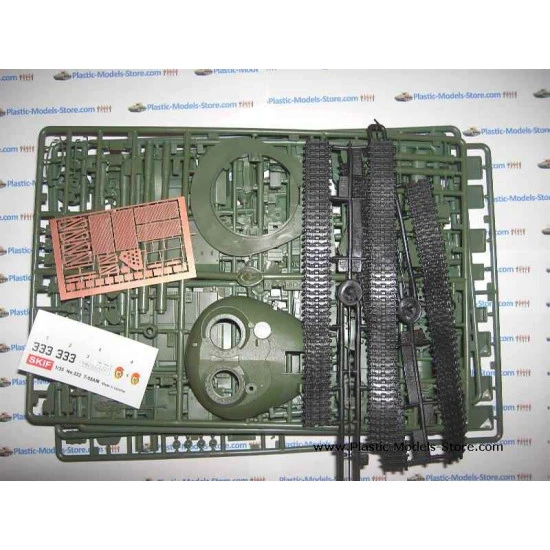 T-55AM Soviet tank T-55 mod (PE, decals) 1/35 SKIF 222