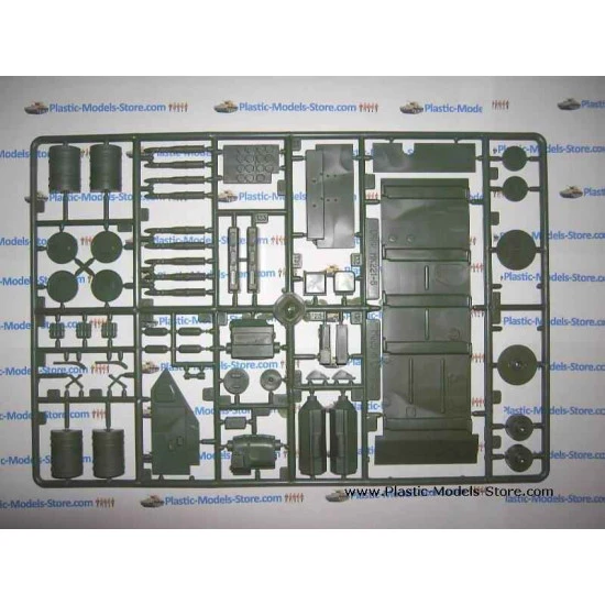 T-55AM Soviet tank T-55 mod (PE, decals) 1/35 SKIF 222