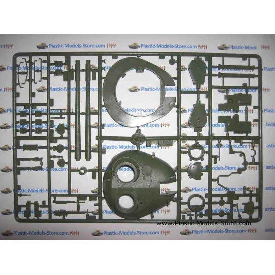 T-55AM Soviet tank T-55 mod (PE, decals) 1/35 SKIF 222