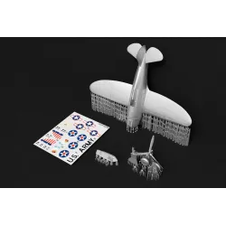 Metallic Details Mdr14470 1/144 Republic P-43 Lancer Aircraft 3d Printed Model Kit