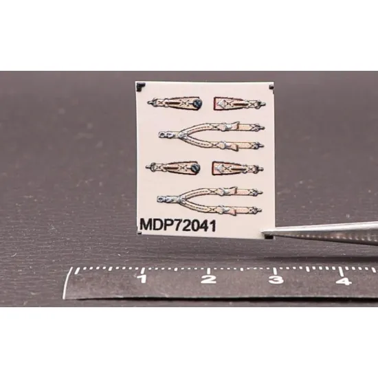 Metallic Details Mdp72041 1/72 Hawker Typhoon / Tempest Seat Belts 3d Printed Detail Set