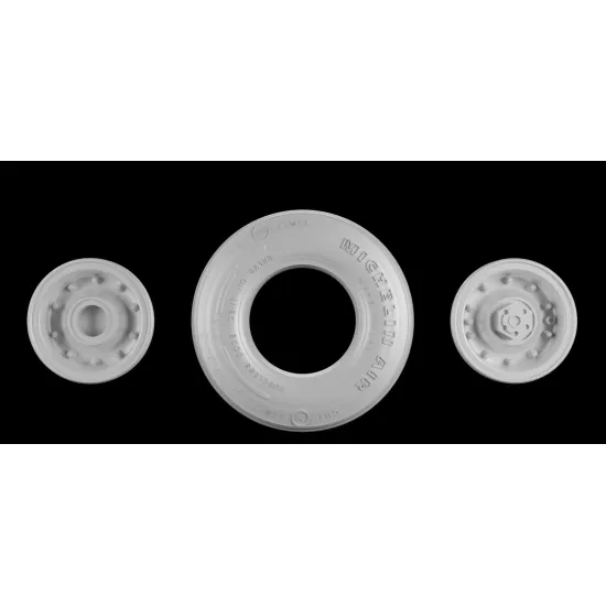 Metallic Details Mdr72136 1/72 F-14a Tomcat Wheels With Separate Wheel Hubs 3d Printed Detail Set