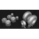 Metallic Details Mdr72137 1/72 Uh-60 Black Hawk Wheels 3d Printed Detail Set