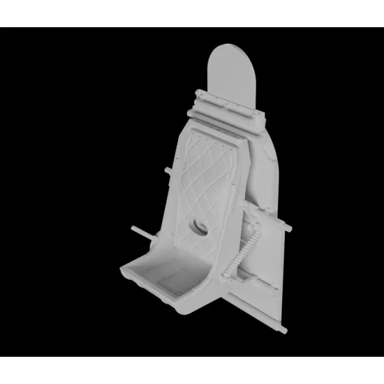 Metallic Details Mdr72138 1/72 Hawker Typhoon / Tempest Pilot Seats Late Type With 3d Decal Seat Belts 2 Pcs 3d Printed Detail Set