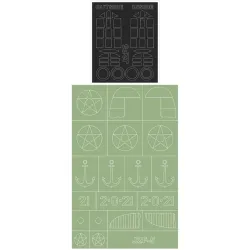 Montex Mm48445 1/48 J2f-5 Duck 2 Canopy Out/In Insignia Masks For Merit Kits