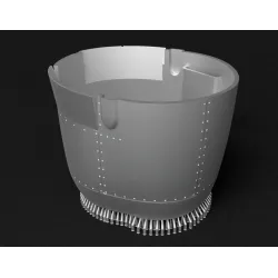 Metallic Details Mdr72141 1/72 F6f-3 Late / F6f-5 Early Hellcat Engine Cowling 3d Printed Detail Set