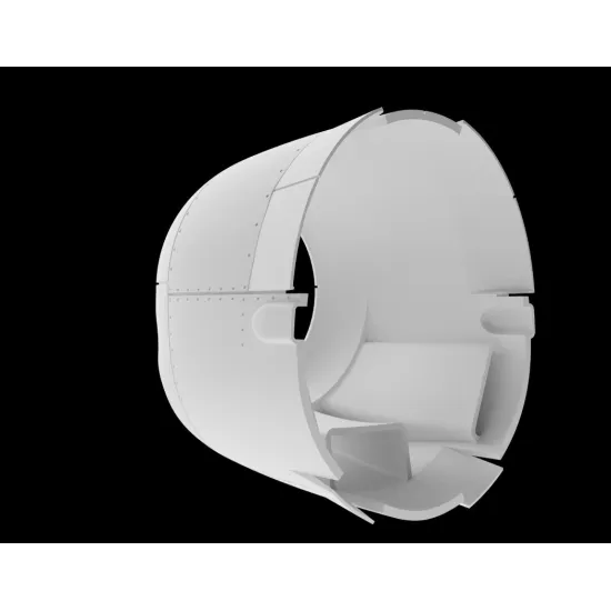 Metallic Details Mdr72142 1/72 F6f-3 Hellcat Engine Cowling 3d Printed Detail Set