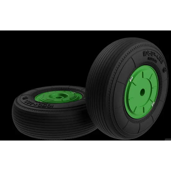 Metallic Details Mdr72144 1/72 Antonov An-32 Wheels With Separate Wheel Hubs 3d Printed Detail Set For Amodel Kit