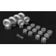 Metallic Details Mdr72146 1/72 Antonov An-24 Wheels With Separate Wheel Hubs 3d Printed Detail Set For Amodel Kit