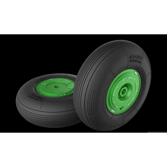 Metallic Details Mdr72146 1/72 Antonov An-24 Wheels With Separate Wheel Hubs 3d Printed Detail Set For Amodel Kit