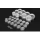 Metallic Details Mdr72147 1/72 Tupolev Tu-95ms Bear-h Wheels With Separate Wheel Hubs 3d Printed Detail Set