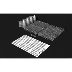 Metallic Details Mdr72149 1/72 Av-60k Contra-rotating Propellers For Tupolev Tu-95ms Bear H 3d Printed Detail Set