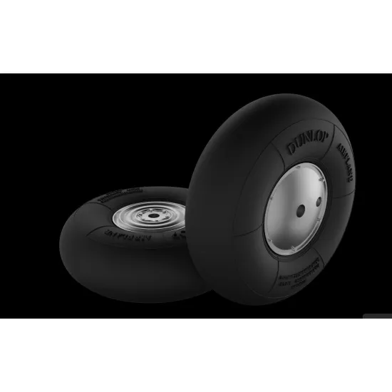Metallic Details Mdr72150 1/72 Pzl 23 Karas Main Wheels Tail Skid Assembly 3d Printed Detail Set