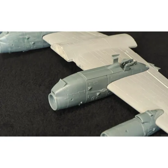 Metallic Details Mdr72161 1/72 Il-18 Engine Nacelles 3d Printed Detail Set For Amodel Kit