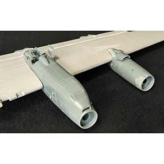 Metallic Details Mdr72161 1/72 Il-18 Engine Nacelles 3d Printed Detail Set For Amodel Kit