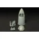 Metallic Details Mdr72162 1/72 Il-18 Nose Section With Vacuformed Cockpit Glazing Correction Set For Amodel Kit