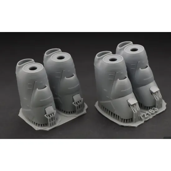 Metallic Details Mdr72163 1/72 P-3c Orion Engine Nacelles 3d Printed Detail Set For Hasegawa Kit
