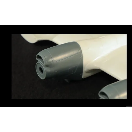 Metallic Details Mdr72163 1/72 P-3c Orion Engine Nacelles 3d Printed Detail Set For Hasegawa Kit