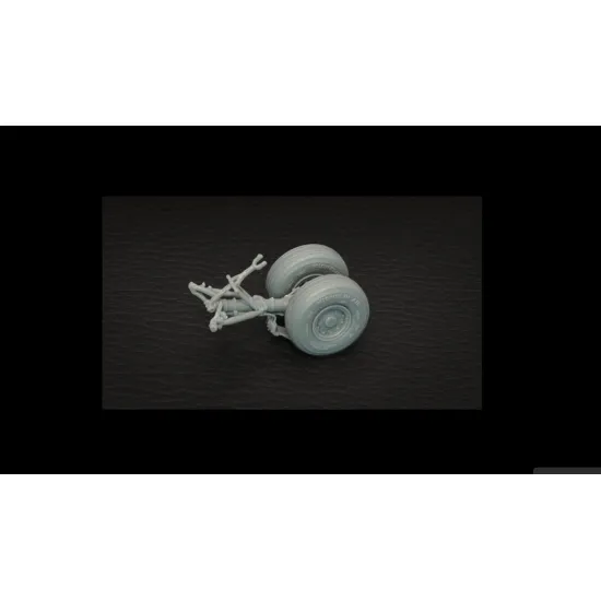 Metallic Details Mdr72164 1/72 P-3c Orion Main Nose Landing Gear Bays 3d Printed Detail Set For Hasegawa Kit