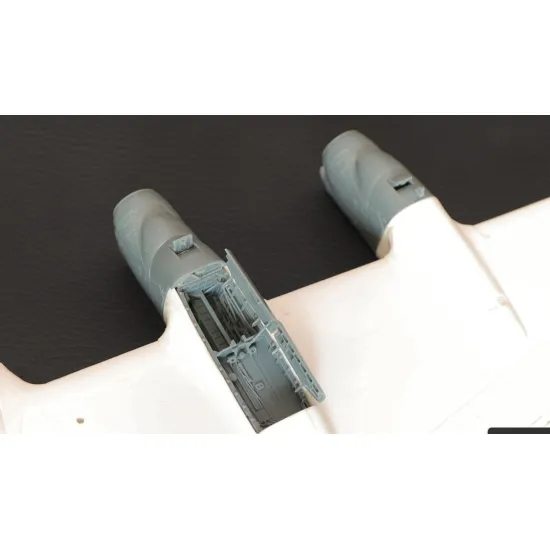 Metallic Details Mdr72164 1/72 P-3c Orion Main Nose Landing Gear Bays 3d Printed Detail Set For Hasegawa Kit