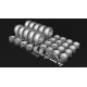 Metallic Details Mdr72165 1/72 North American Xb-70 Valkyrie Wheels 3d Printed Detail Set