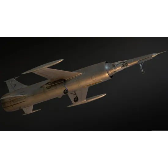 Metallic Details Mdr72166 1/72 Leduc 0/22 Experimental Aircraft 3d Printed Model Kit With Vacuformed Canopy Decals