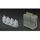 Metallic Details Mdr72167 1/72 P-3c Orion Propellers 4 Pcs 3d Printed Detail Set For Hasegawa Kit