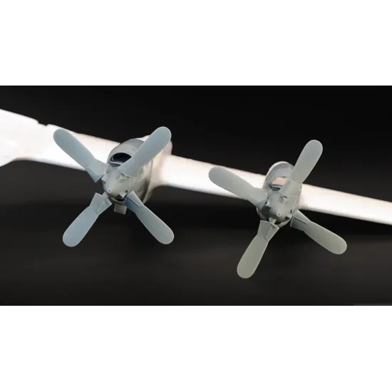 Metallic Details Mdr72167 1/72 P-3c Orion Propellers 4 Pcs 3d Printed Detail Set For Hasegawa Kit